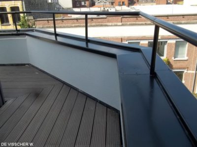 staal, stalen, stalen balustrade, stalen leuning, balustrade, leuning