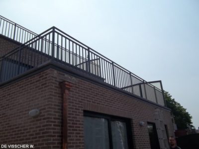 staal, stalen, stalen balustrade, stalen leuning, balustrade, leuning