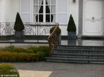 staal, stalen, stalen balustrade, stalen leuning, balustrade, leuning