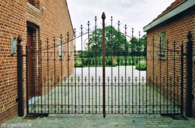 staal, stalen, siersmeedwerk, smeedijzer, smeedijzeren hekwerk, stalen hekwerk, stalen poort, smeedijzeren poort