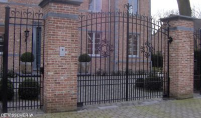 staal, stalen, siersmeedwerk, smeedijzer, smeedijzeren hekwerk, stalen hekwerk, stalen poort, smeedijzeren poort