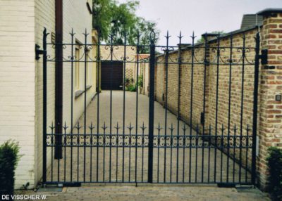 staal, stalen, siersmeedwerk, smeedijzer, smeedijzeren hekwerk, stalen hekwerk, stalen poort, smeedijzeren poort