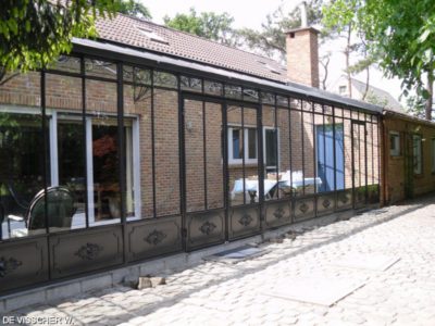 staal, smeedsierwerk, siersmeedwerk, smeedwerk, stalen, wintertuin, orangerie