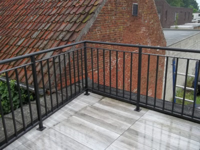 staal, stalen, stalen balustrade, stalen leuning, balustrade, leuning