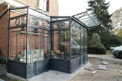 staal, smeedsierwerk, siersmeedwerk, smeedwerk, stalen, wintertuin, orangerie