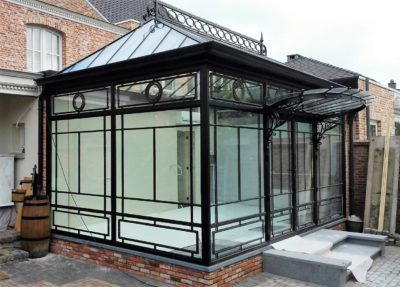 staal, smeedsierwerk, siersmeedwerk, smeedwerk, stalen, wintertuin, orangerie