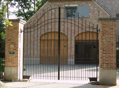 staal, stalen, siersmeedwerk, smeedijzer, smeedijzeren hekwerk, stalen hekwerk, stalen poort, smeedijzeren poort