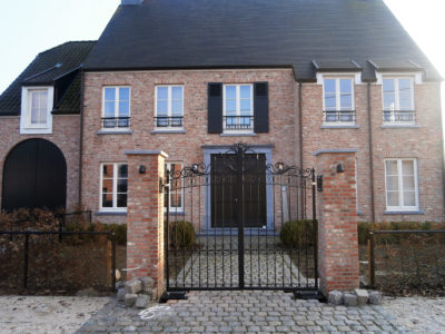 staal, stalen, siersmeedwerk, smeedijzer, smeedijzeren hekwerk, stalen hekwerk, stalen poort, smeedijzeren poort