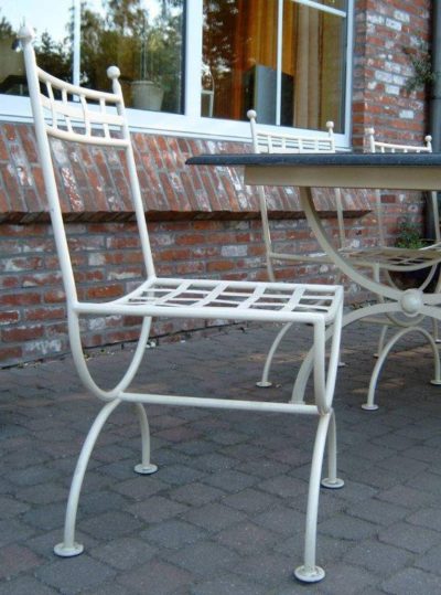 staal, smeedijzer, tuinsmeedwerk, smeedijzeren tafel, smeedijzeren stoel
