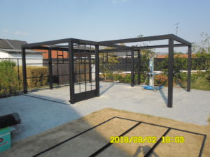 staal, stalen afdak, overkapping terras, afdak, terras, stalen, siersmeedwerk, smeedsierwerk, sierwerk