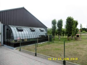 staal, stalen, siersmeedwerk, smeedijzer, smeedsierwerk, serre, smeedijzeren serre, gebogen serre, boogserre
