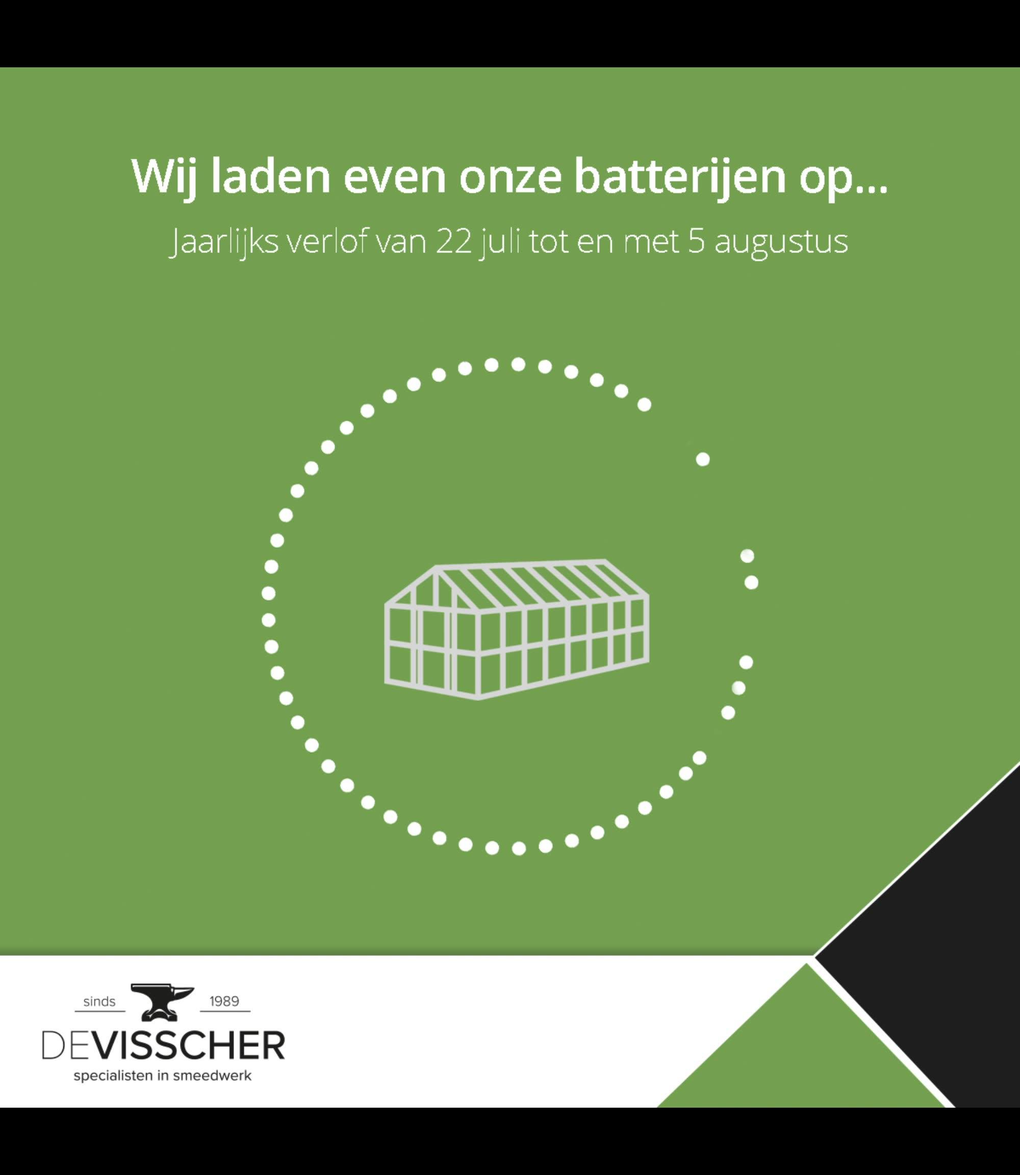 Tijd om onze batterijen even op te laden …