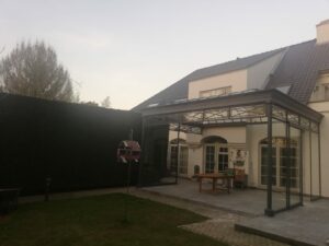 staal, stalen afdak, overkapping terras, afdak, terras, stalen, siersmeedwerk, smeedsierwerk, sierwerk
