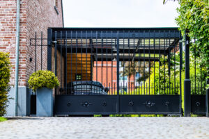 poort met spijlen