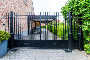 stalen poort