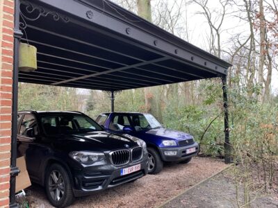 stalen afdak, stalen carport