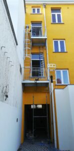 stalen brandladder
